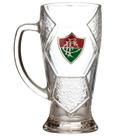 Caneca vidro bola futebol 630ml - fluminense