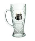 Caneca Vidro Bola Futebol 630ml Santos