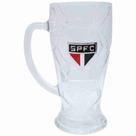 Caneca Vidro Bola Futebol 630ml - São Paulo SPFC