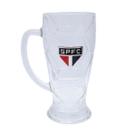 Caneca Vidro Bola Futebol 630ml Tricolor - São Paulo