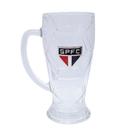 Caneca Vidro Bola Futebol 630ml Tricolor - São Paulo - Mileno