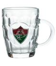 Caneca Vidro Brasão Metal 400ml - Fluminense