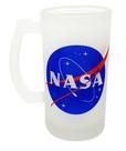 Caneca Vidro Cerveja Chopp Mimo Nasa Aeronáutica e Espaço