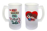 Caneca Vidro Cerveja Chopp Namorados Te Quero pra Vida Toda Caneca Vidro Cerveja Chopp Namorados Te Quero pra Vida Toda