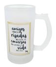 Caneca Vidro Cerveja Chopp Personalizado Presente Amigos