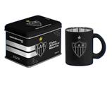 Caneca vidro diamond metalic atlético - brasfoot