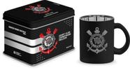 Caneca vidro diamond metalic lata times - corinthians - Brasfoot