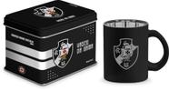 Caneca vidro diamond metalic lata times - vasco da gama - 14439