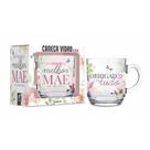 Caneca Vidro Elegance Melhor Mae Do Mundo 300ml Caneca Vidro Elegance Melhor Mae Do Mundo 300ml