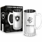 Caneca Vidro Metalic Botafogo 480ml