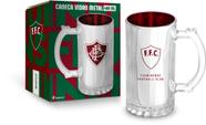 Caneca vidro metalic times - fluminense - brasfoot Caneca vidro metalic times - fluminense - brasfoot
