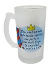 Caneca Vidro Mimo com Você Posso Ir Bem Mais Longe Papai Pai