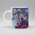 Caneca Vox Machina Percy Vax Scanlan Vex Keyleth Branco Vox Machina