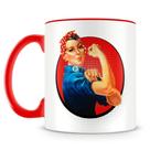 Caneca We Can Do It - Vermelha - Porcelana Personalizada Caneca We Can Do It - Vermelha - Porcelana Personalizada