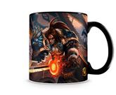 Caneca World Of Warcraft Varian I Preta Caneca World Of Warcraft Varian I Preta