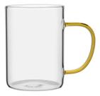 CANECA XÍCARA ALÇA AMBAR BOROSSILICATO 450ml 12x8x8cm
