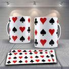Caneca Xícara Baralho Truco Naipes Personalizada Zap Copas Espadilha Ouro Porcelana- MEGA OFERTA!