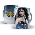 Caneca Xícara Cerâmica Mulher Maravilha Gibi Heroina