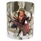 Caneca Xícara Cerâmica Personagem Roronoa Zoro One Piece Timeskip 300ml