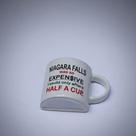 Caneca Xicara De Café Vintage Niagara Falls Canadá Branco