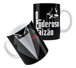 Caneca Xícara de Porcelana Cerâmica Personalizada Dia dos Pais O Poderoso Paizão md5