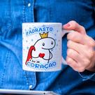 Caneca Xícara Dia dos Pais Personalizada Padrasto É Pai De Coração Divertida- MEGA OFERTA!