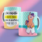 Caneca Xícara Lhama Eu Canto Canto Para Não Mandar Tomar No C@ Insulto Irônico - MEGA OFERTA!