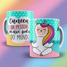 Caneca Xícara Lhama Irritada Caneca Da Pessoa Mais Foda Do Mundo Insulto Irônico - MEGA OFERTA!