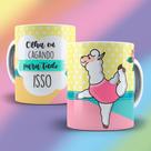 Caneca Xícara Lhama Olha Eu Cagando Pra Tudo Isso Insulto Irônico- MEGA OFERTA!