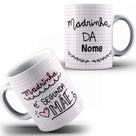 Caneca Xícara Madrinha Segunda Mãe Amor Dinda Padrinhos Batizado Tia MD2 Porcelana- MEGA OFERTA!