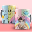 Caneca Xícara Personalizada Delicada Feito Coice De Mula Engraçada Porcelana- MEGA OFERTA!