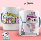 Caneca Xícara Personalizada Desistir Jamais Preguicinha Motivada- MEGA OFERTA!