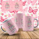 Caneca Xícara Personalizada Frase Motivacional Sonhos Rosa Gratidão Vida Alma- MEGA OFERTA!