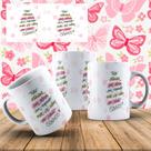 Caneca Xícara Personalizada Frase Motivacional Sonhos Rosa Gratidão Vida Alma- MEGA OFERTA!