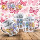 Caneca Xícara Personalizada Frase Religiosa Floresça Onde Deus Te Plantou Saúde