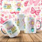 Caneca Xícara Personalizada Frase Religiosa Floresça Onde Deus Te Plantou Sonhos- MEGA OFERTA!