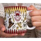 Caneca Xícara Personalizada Harry Potter Efeito 3D - Porcelana 325ml