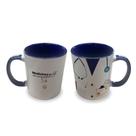 Caneca Xícara Personalizada Médico Com Nome Cor Branca