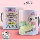 Caneca Xícara Personalizada Nunca Será Tarde Preguicinha Motivada- MEGA OFERTA! Caneca Xícara Personalizada Nunca Será Tarde Preguicinha Motivada- MEGA OFERTA!