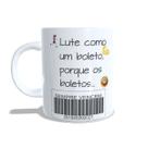 Caneca Xícara Porcelana Presente Meme Boletos Sempre Vencem