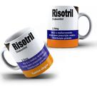 Caneca Xícara Risotriu Rótulo De Caixa De Remédi Engraçada e Divertida Porcelana- MEGA OFERTA!