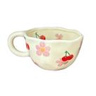 Caneca YILIUJIU Cute Creative Flower Ceramic 250ml para café Caneca YILIUJIU Cute Creative Flower Ceramic 250ml para café