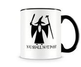 Caneca You Shall Not Pass Preta