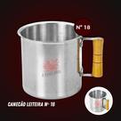 Canecão 3,4 Litros leiteira de aluminio polido - caneco n18 extra