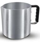 Canecão Grande Leiteira Hotel N18 Cm Alumínio 4,0 Litros Cor Cinza