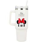 Canecão Térmica 1100ML Com Alça Tampa e Canudo Minnie Mouse