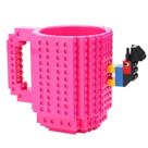 Canecas Bloquinhos Com Encaixe "Lego" + Peças Para Montar
