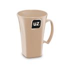 Canecas Copo 400 ml Café Água Cerveja Alça Unidade Plástico