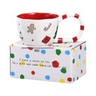 Canecas De Cerâmica De Natal Com Papai Noel, Rena E Boneco De Neve, Copos Para Café, Leite E Água,
