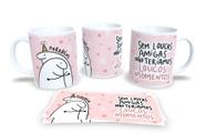 Canecas de Porcelana Branca Personalizada Flork Aniversário